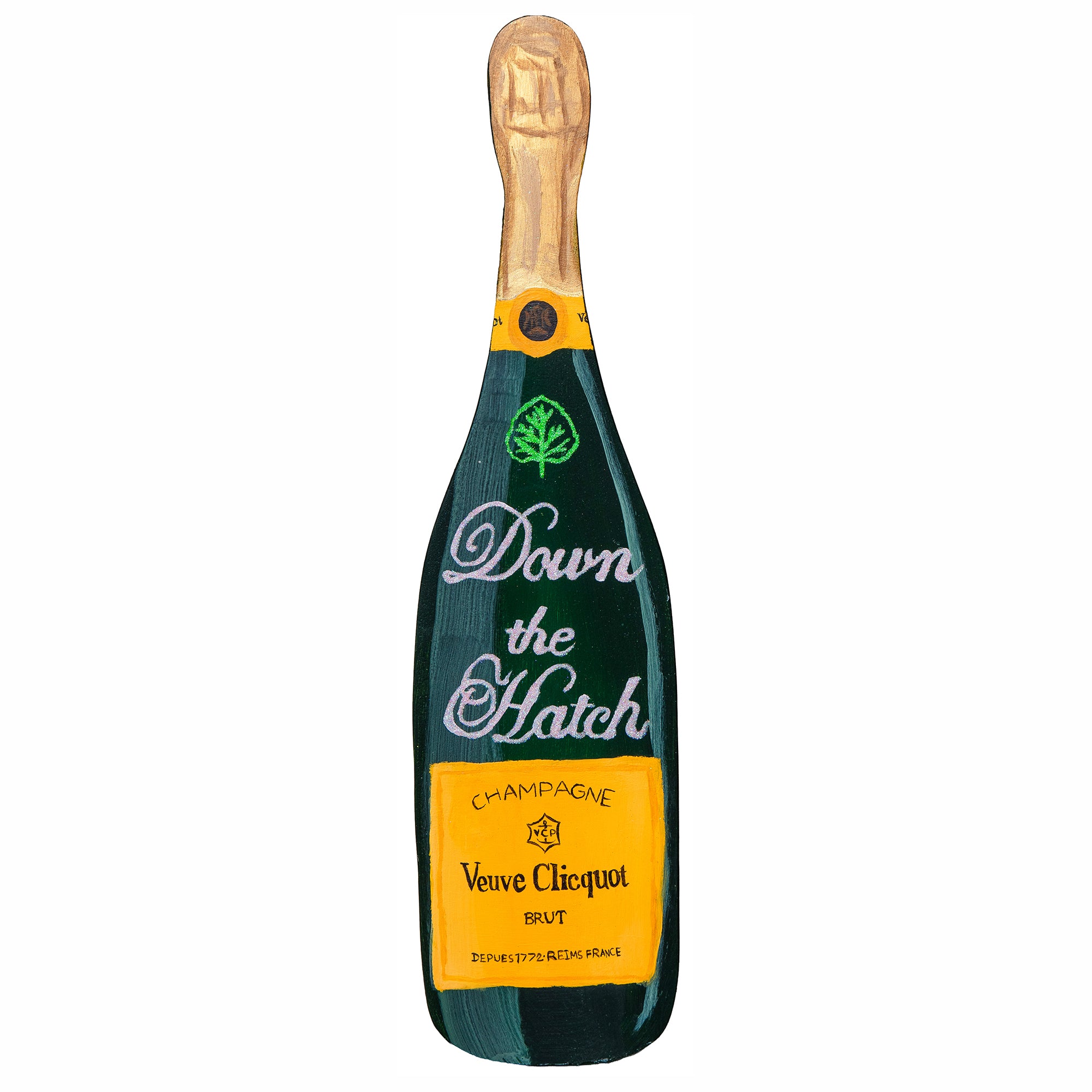 #509 PINK DOWN THE HATCH ASPEN CHAMPAGNE CUTOUT
