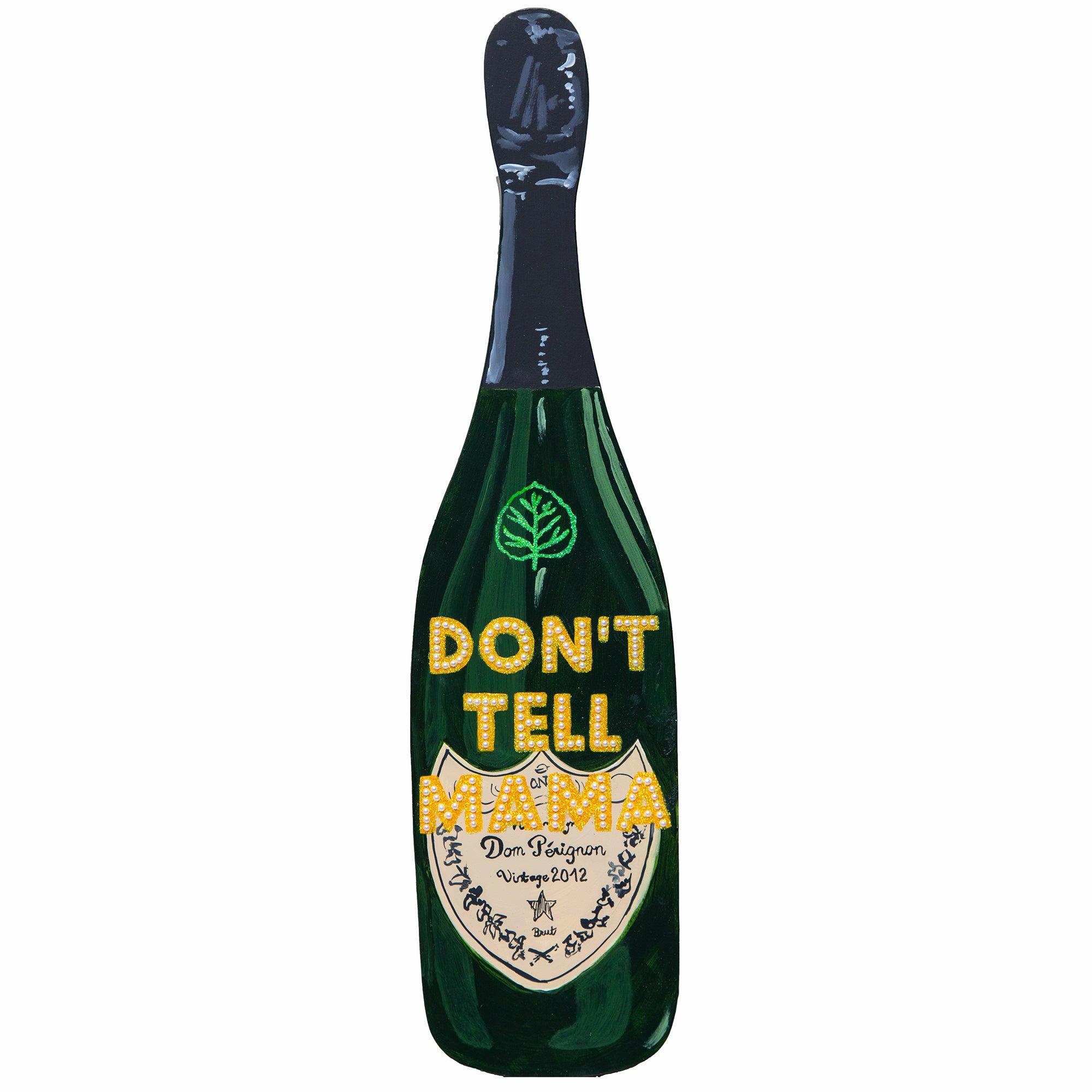 #521 DAISY YELLOW DON'T TELL MAMA ASPEN CHAMPAGNE CUTOUT