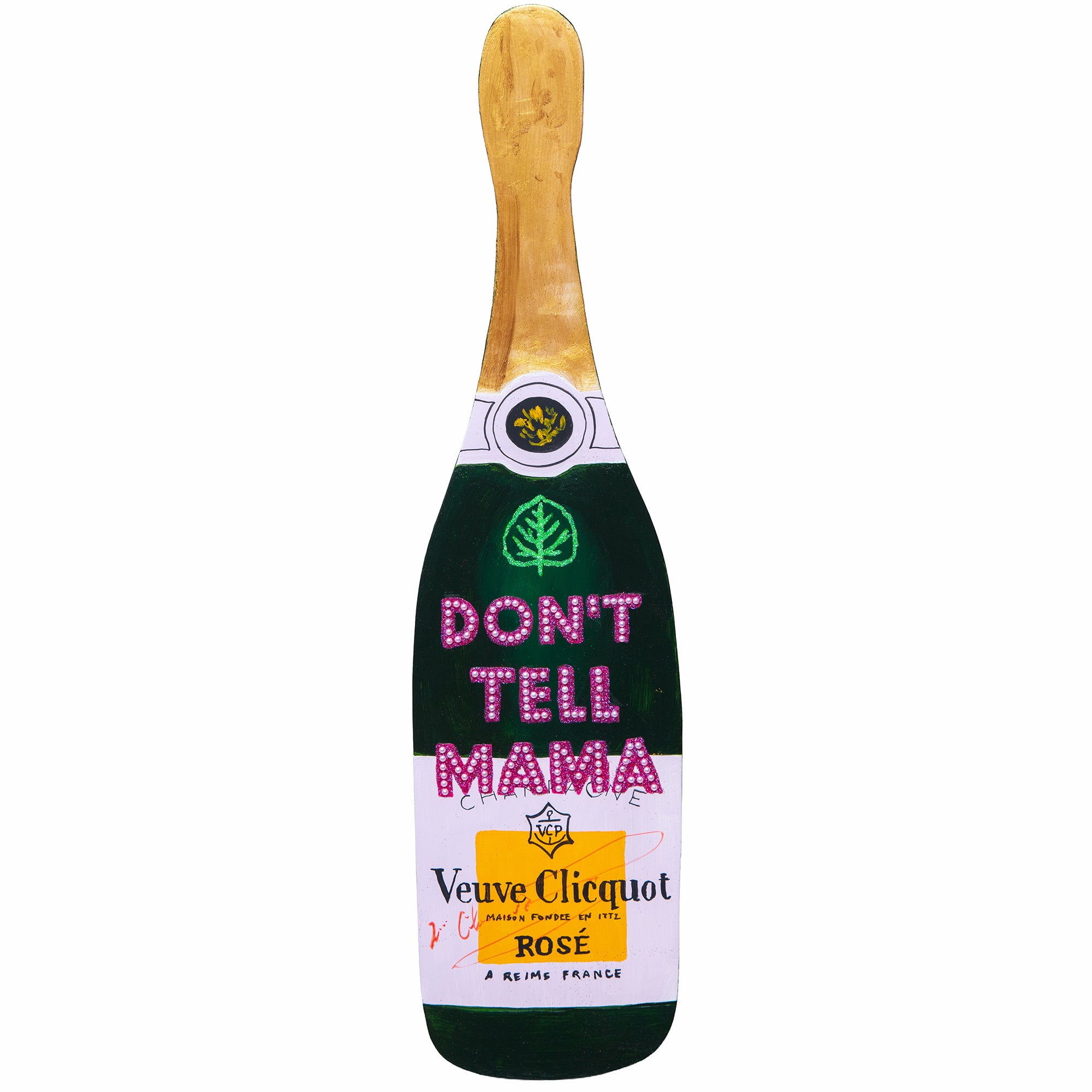 #515 CRIMSON DON'T TELL MAMA ASPEN CHAMPAGNE CUTOUT