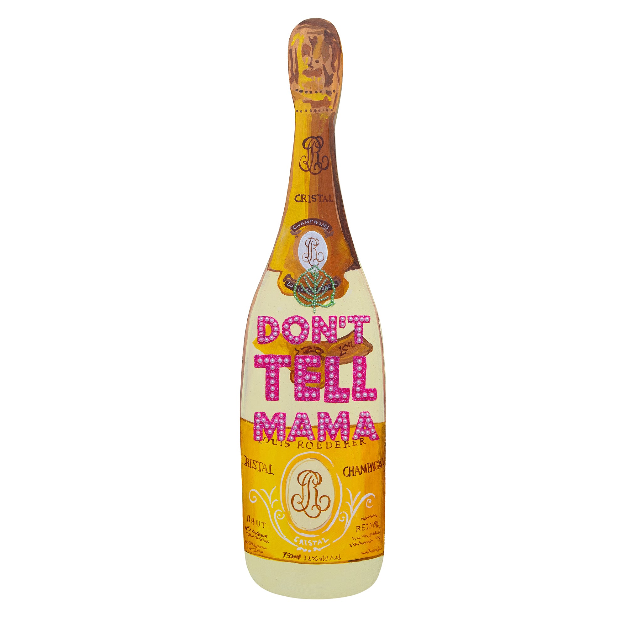 #512 FUCHSIA DON'T TELL MAMA  ASPEN CHAMPAGNE CUTOUT
