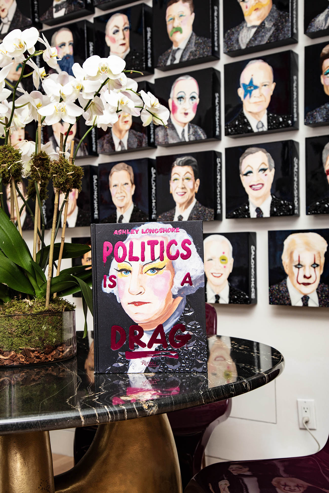 "Politics Is a Drag" by Ashley Longshore | Signed Copy (Pre-order)