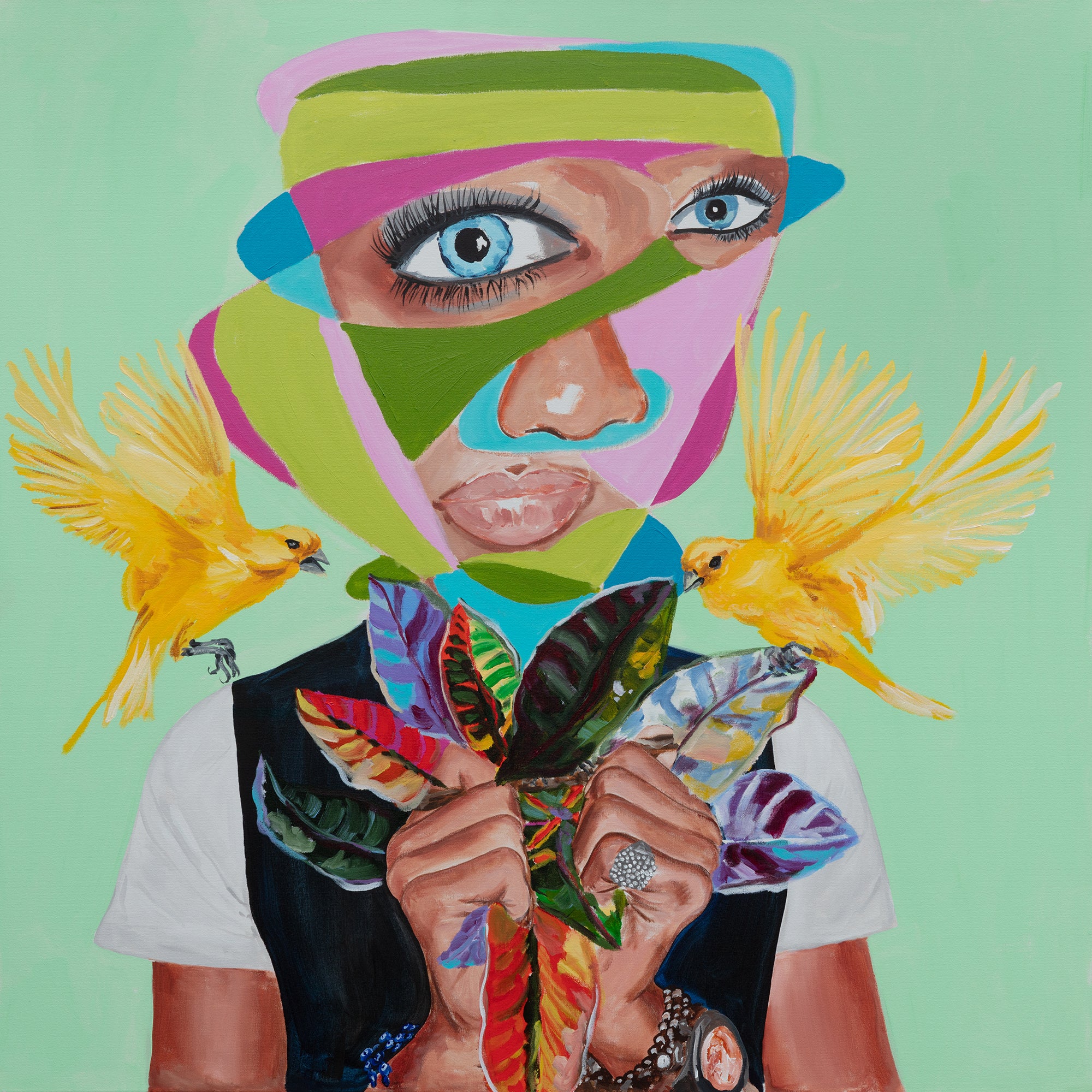 Deconstructed Male Muse  |  48 x 48in