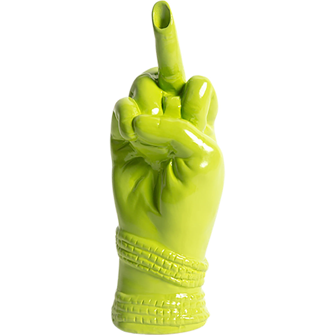 Chartreuse "The Bird" Bud Vase