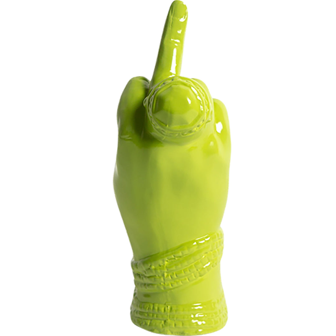 Chartreuse "The Bird" Bud Vase