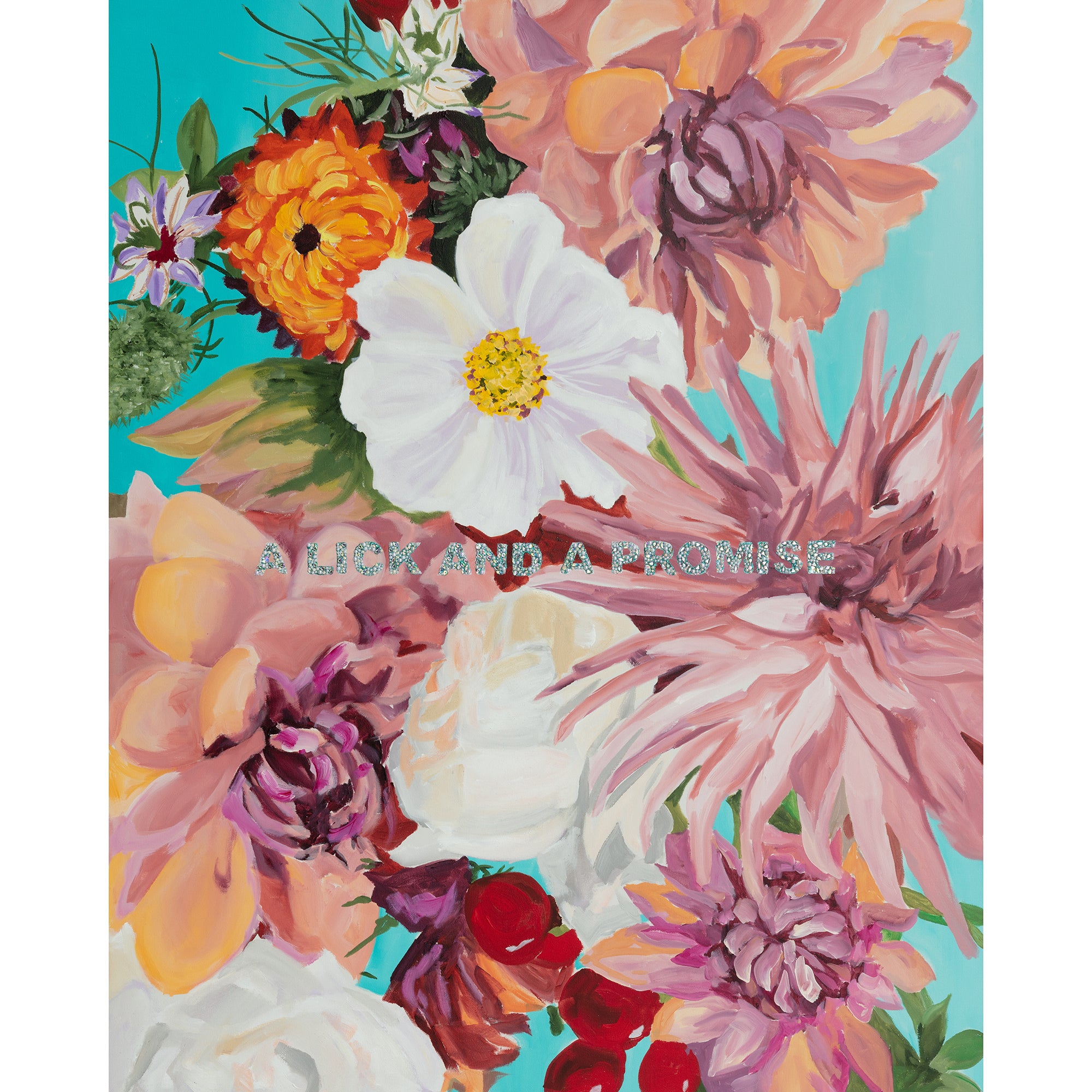 A Lick and a Promise  |  60 x 48in