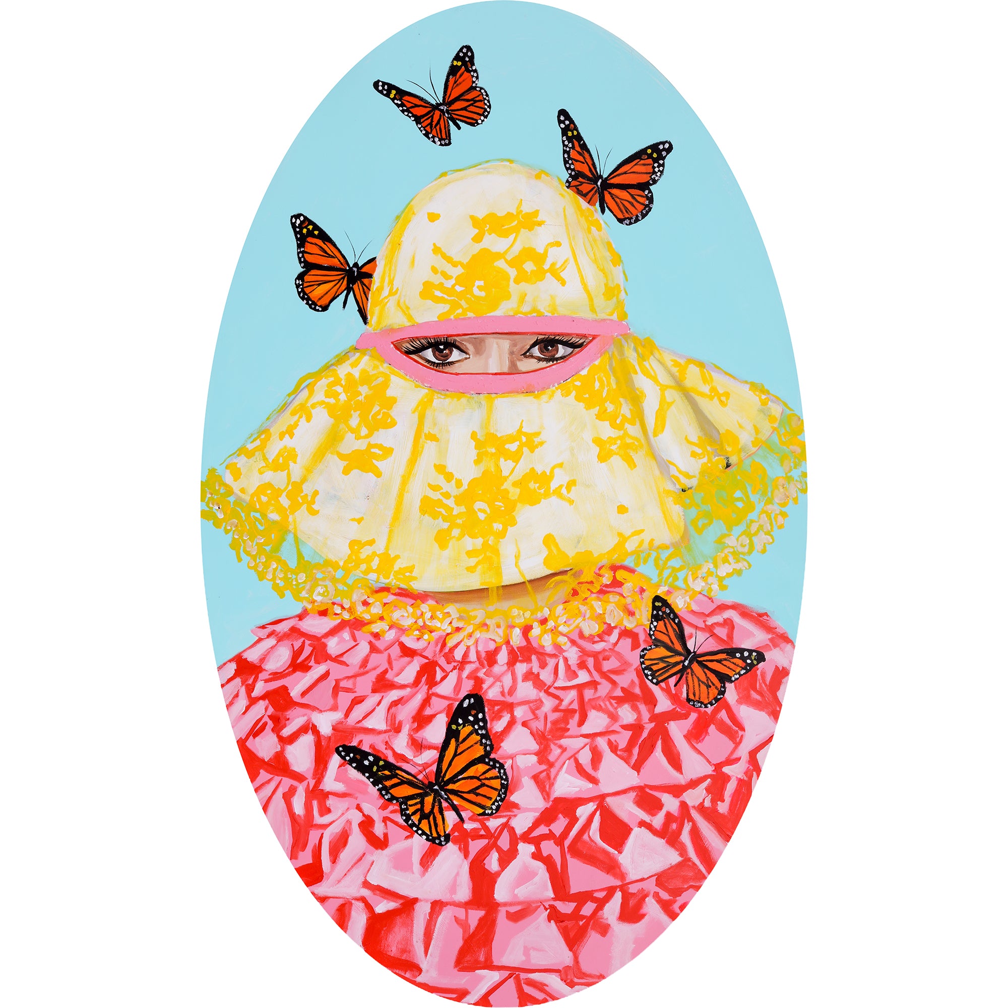 A View from inside My Cocoon  |  60 x 36in