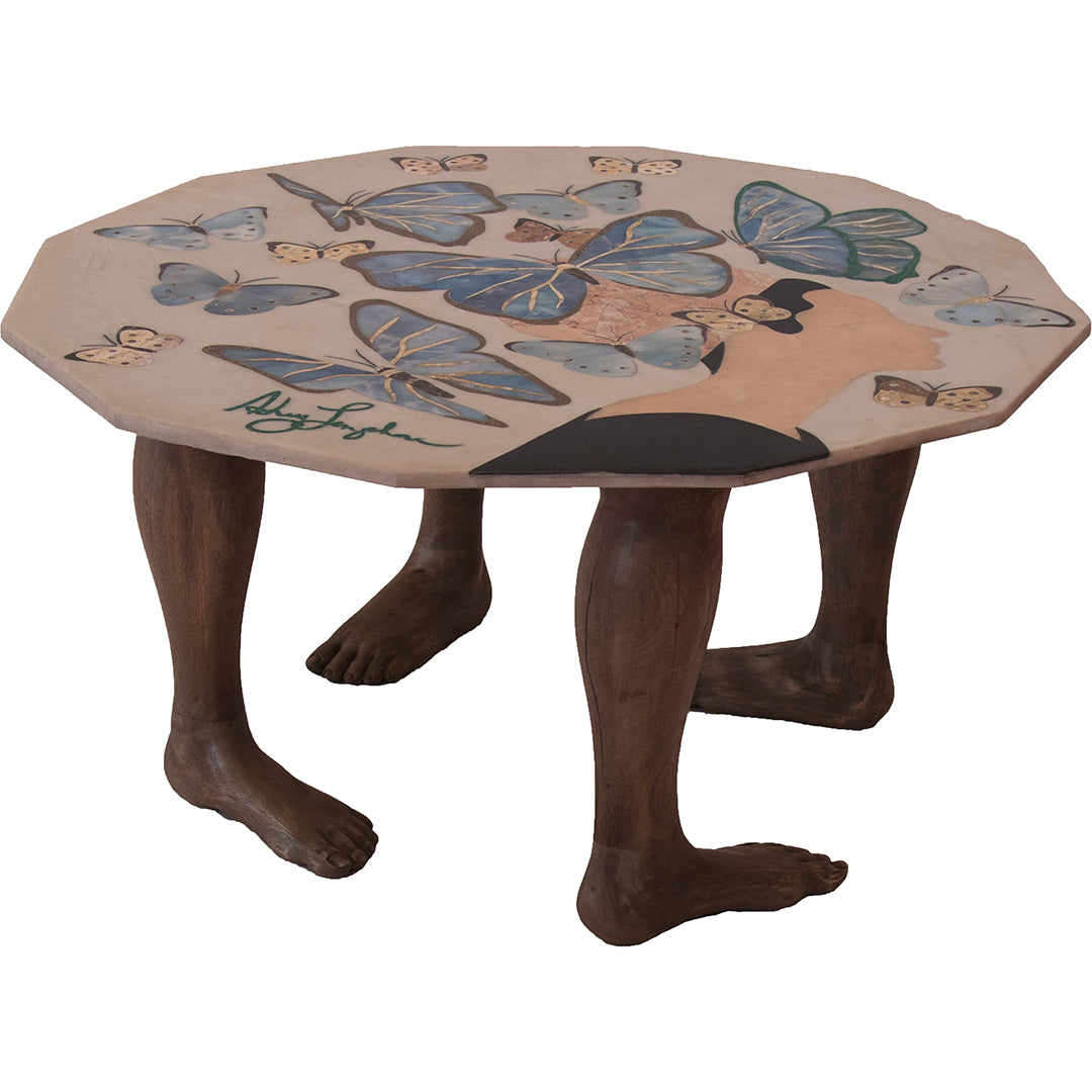 Audrey Marble Inlay Cocktail Table