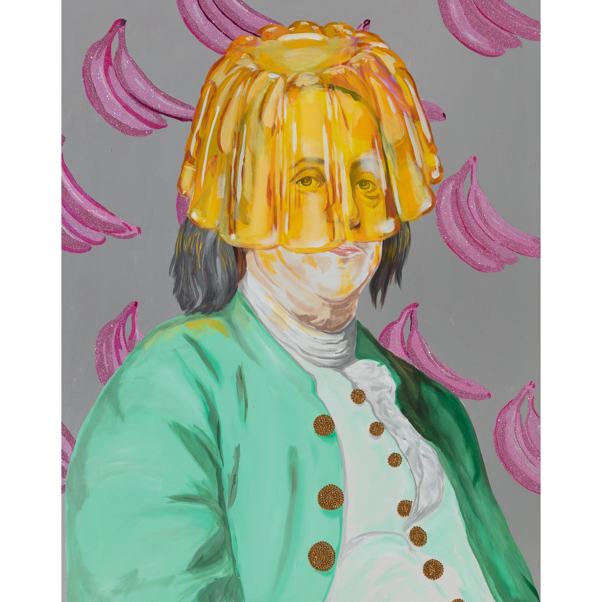 Ben Franklin with Jello Mold  |  60 x 48in