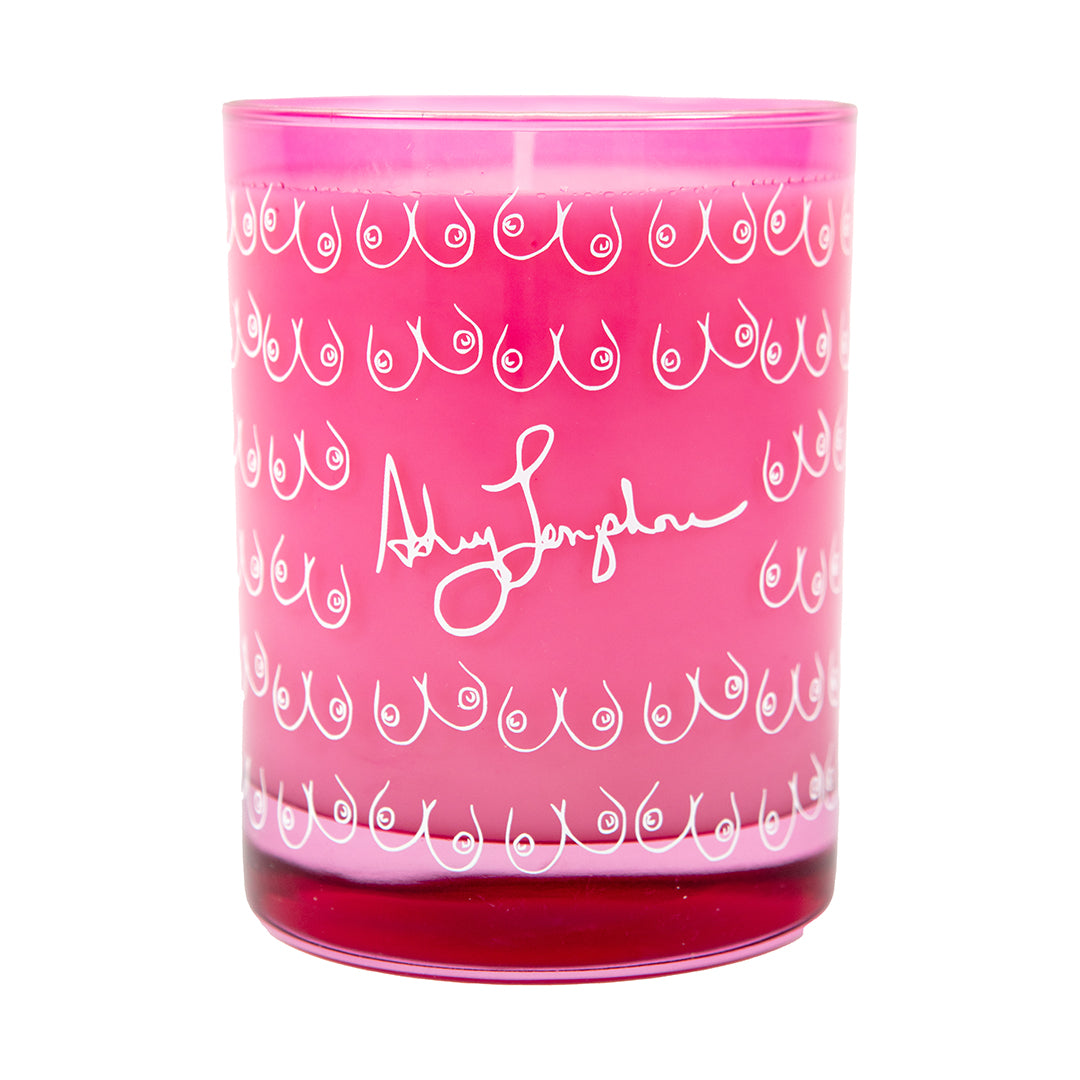 Ashley Longshore x Niven Morgan lavender mint candle.