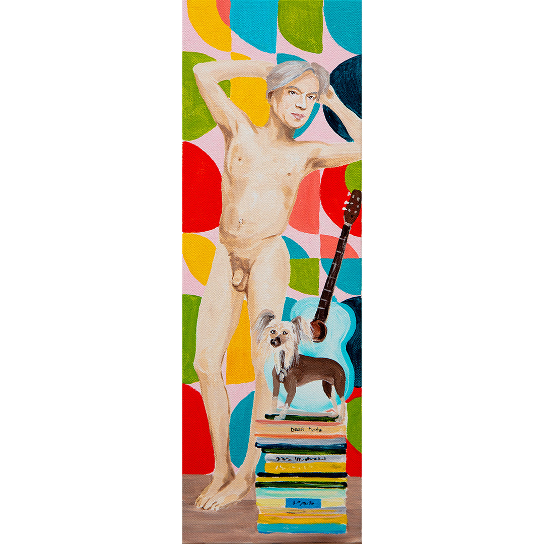 David Byrne With His Dong Out