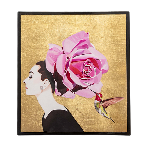 Gold Leafed Audrey Lacquer Box