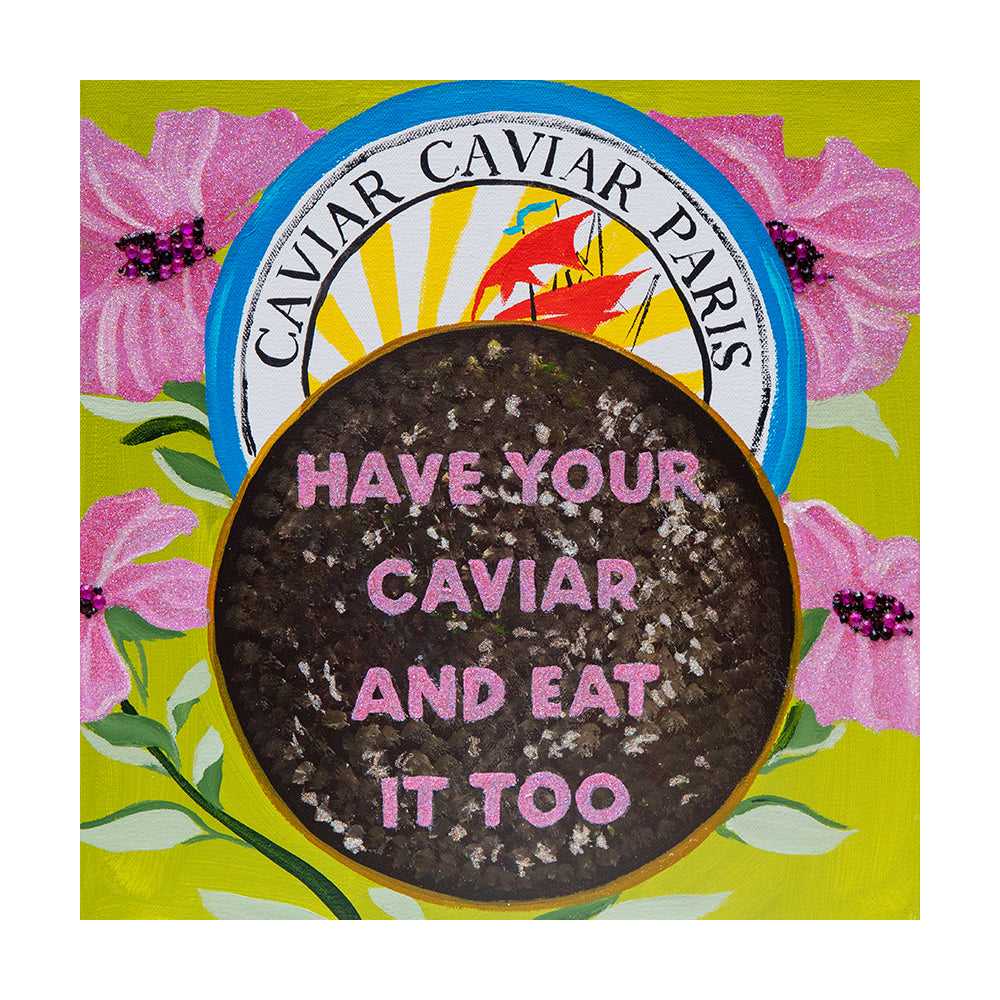 #344 "Have Your Caviar & Eat It Too" on Papyrus Green