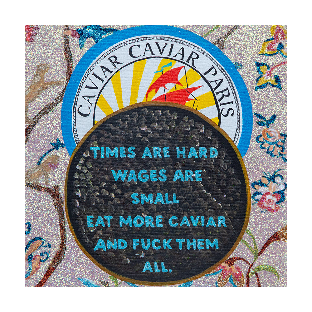 #343 "Times Are Hard" on Lilac Sparkle