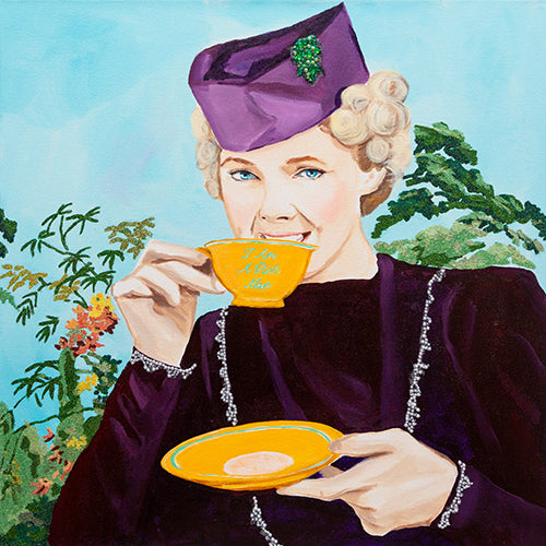 "I Am a Rich Man" Tea Party  |  24 x 24in