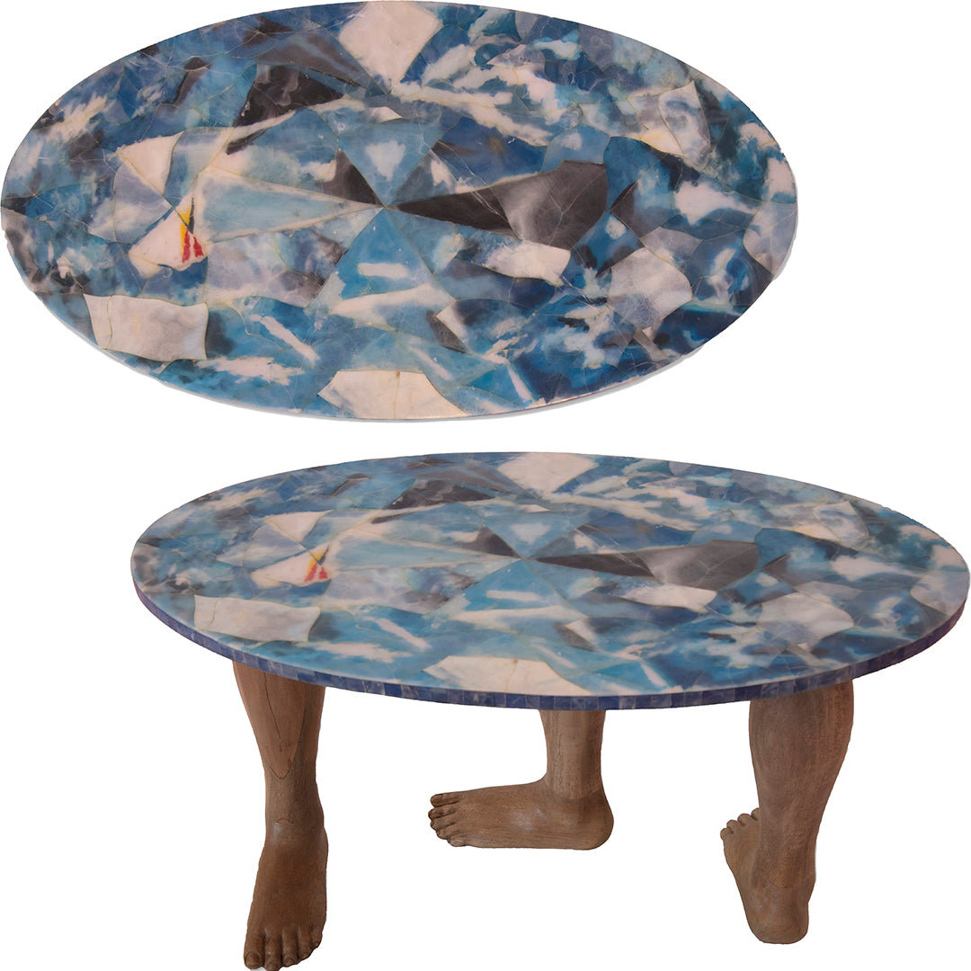 Sapphire Inlay Table