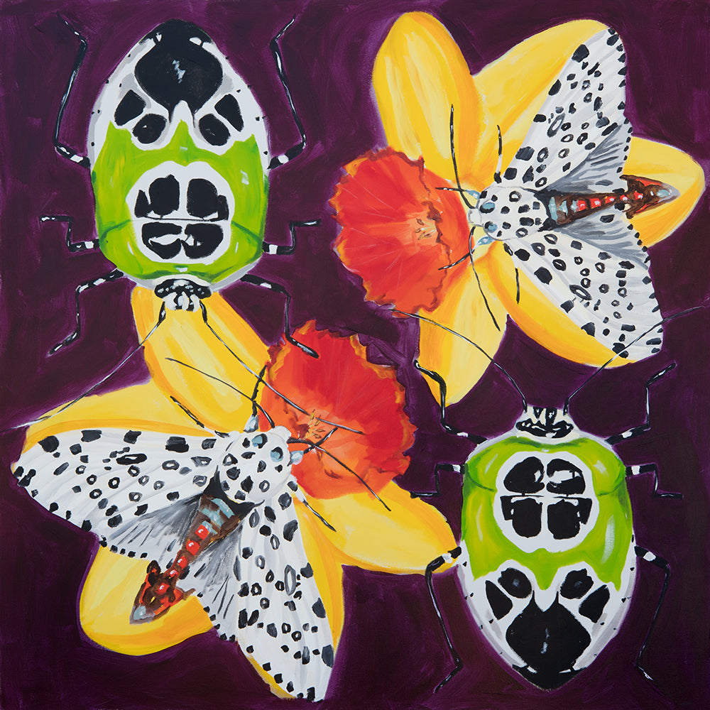 Ashley Longshore Painting. Ashley Longshore Art. Pop art. Pop artist. Female Pop Artist.