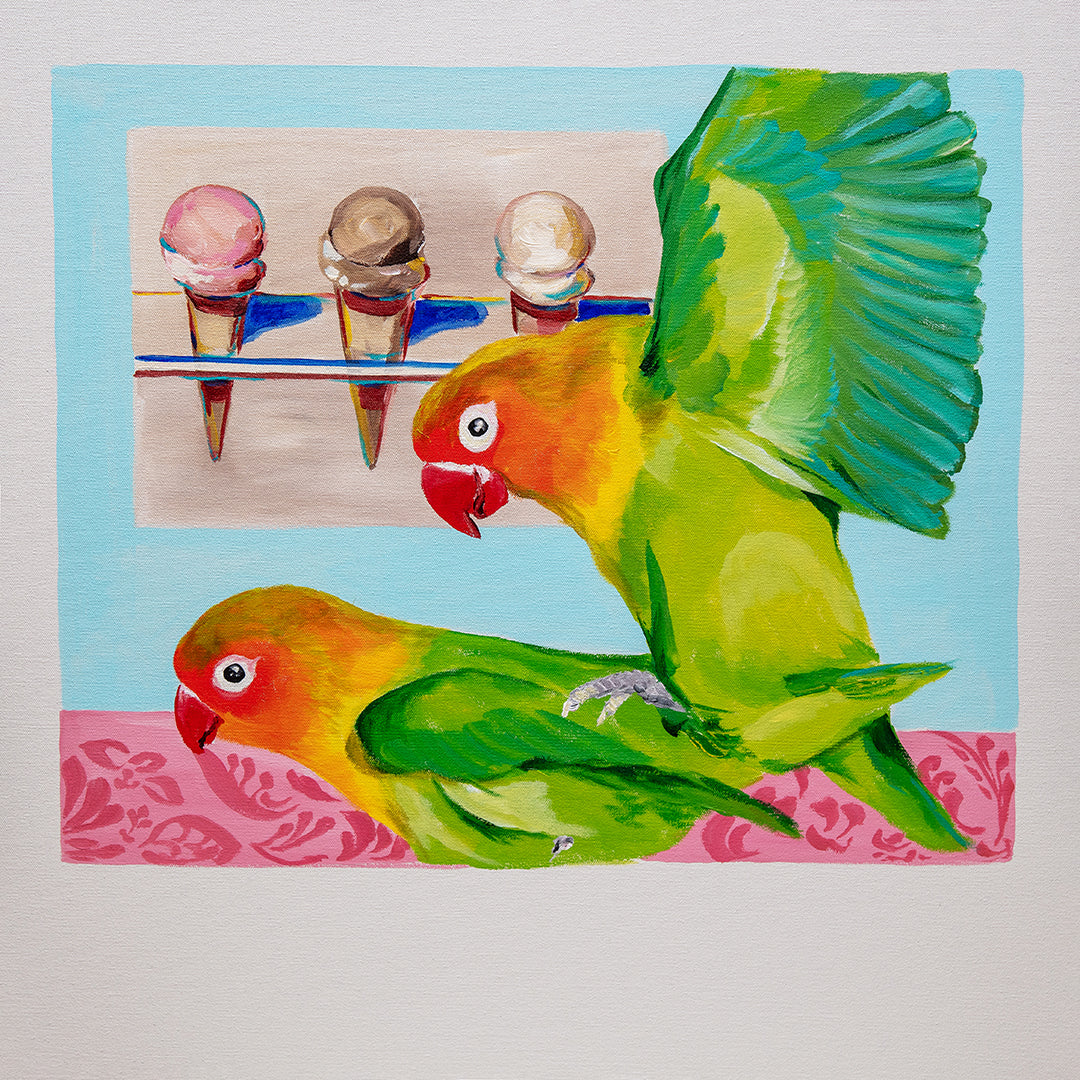 Lovebirds Fucking in Front of a Wayne Thiebaud