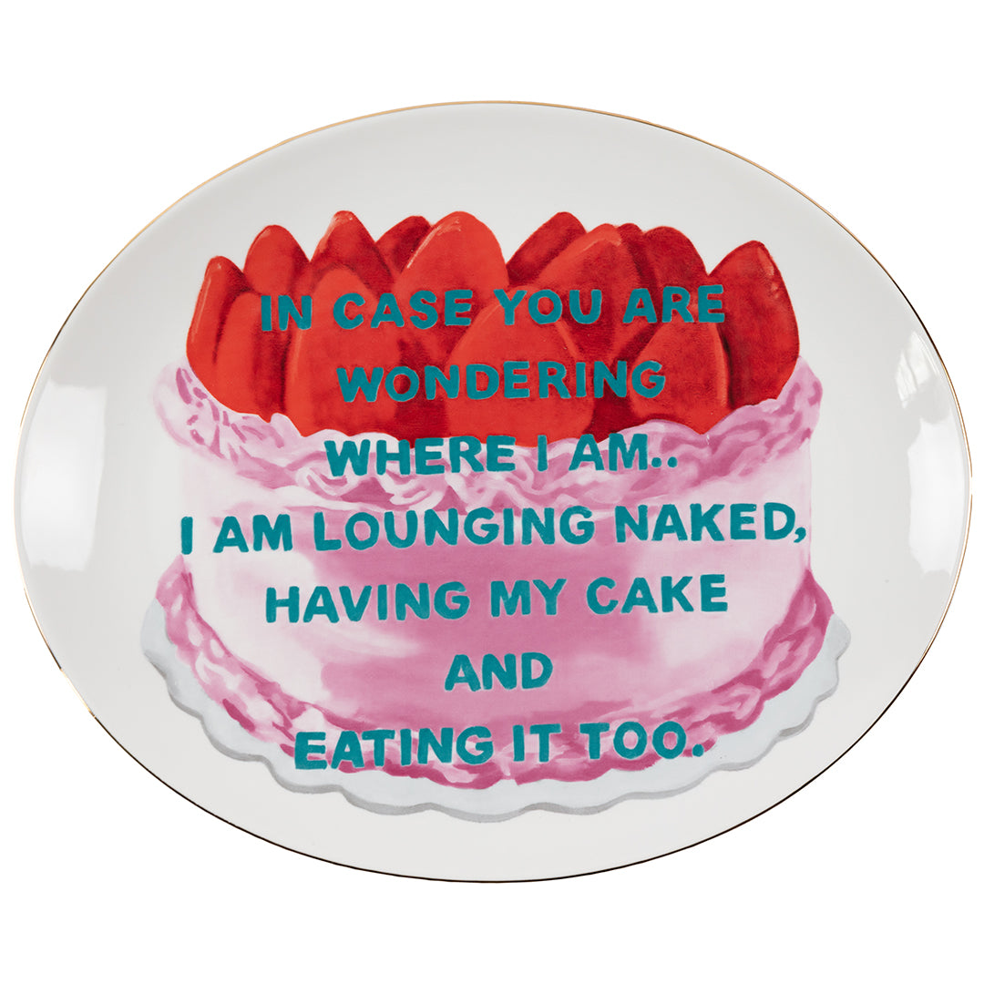 Naked Cake Bone China Platter
