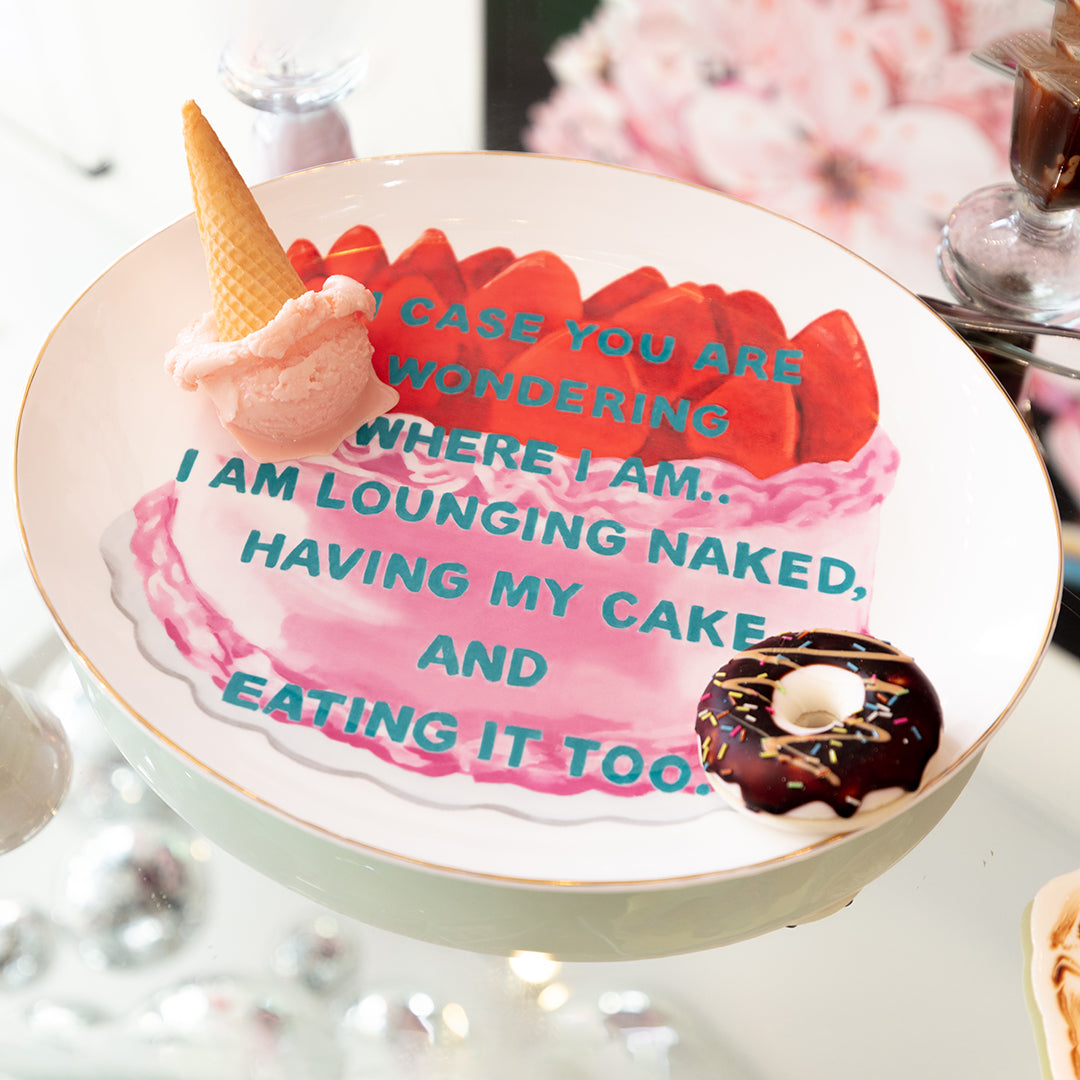 Naked Cake Bone China Platter