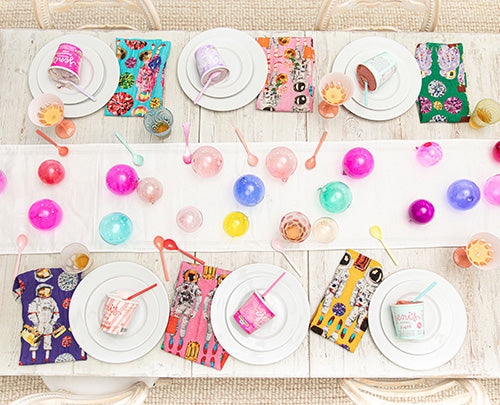 Gemstone Astronaut Dinner Napkins