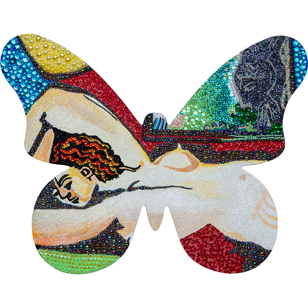 #356 Pink Nude Butterfly Cutout | 20"