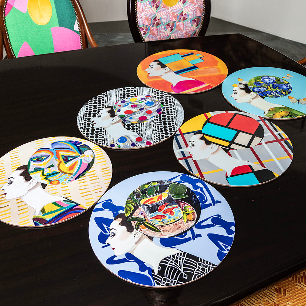 "Audrey Through the Ages" Placemats