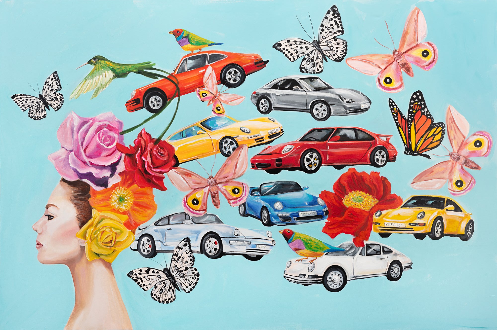 ashley-longshore-paintings-porsche-collaboration-ashley-longshore-new-york-ashley-longshore-art