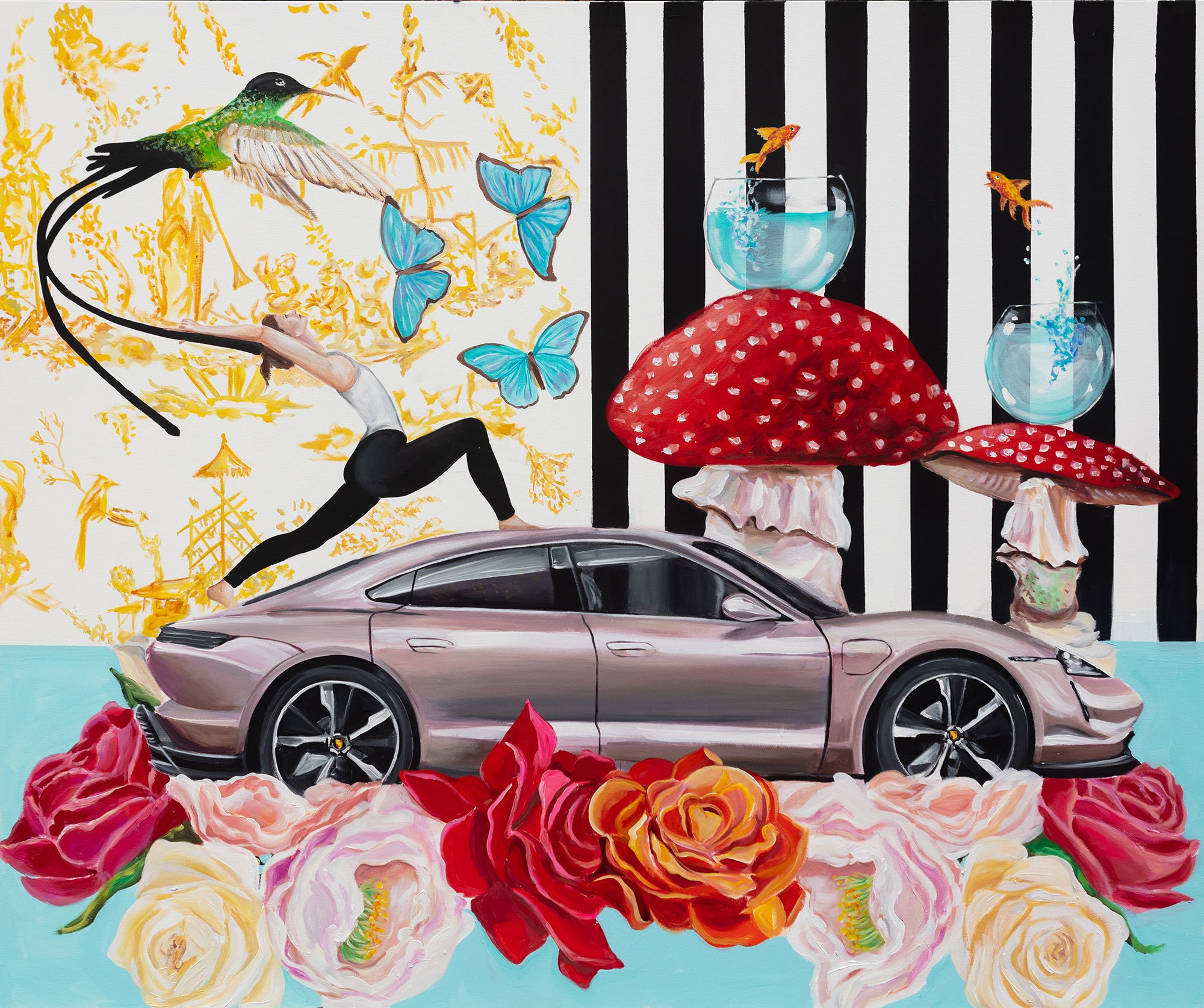 ashley-longshore-paintings-porsche-collaboration-ashley-longshore-new-york-ashley-longshore-art