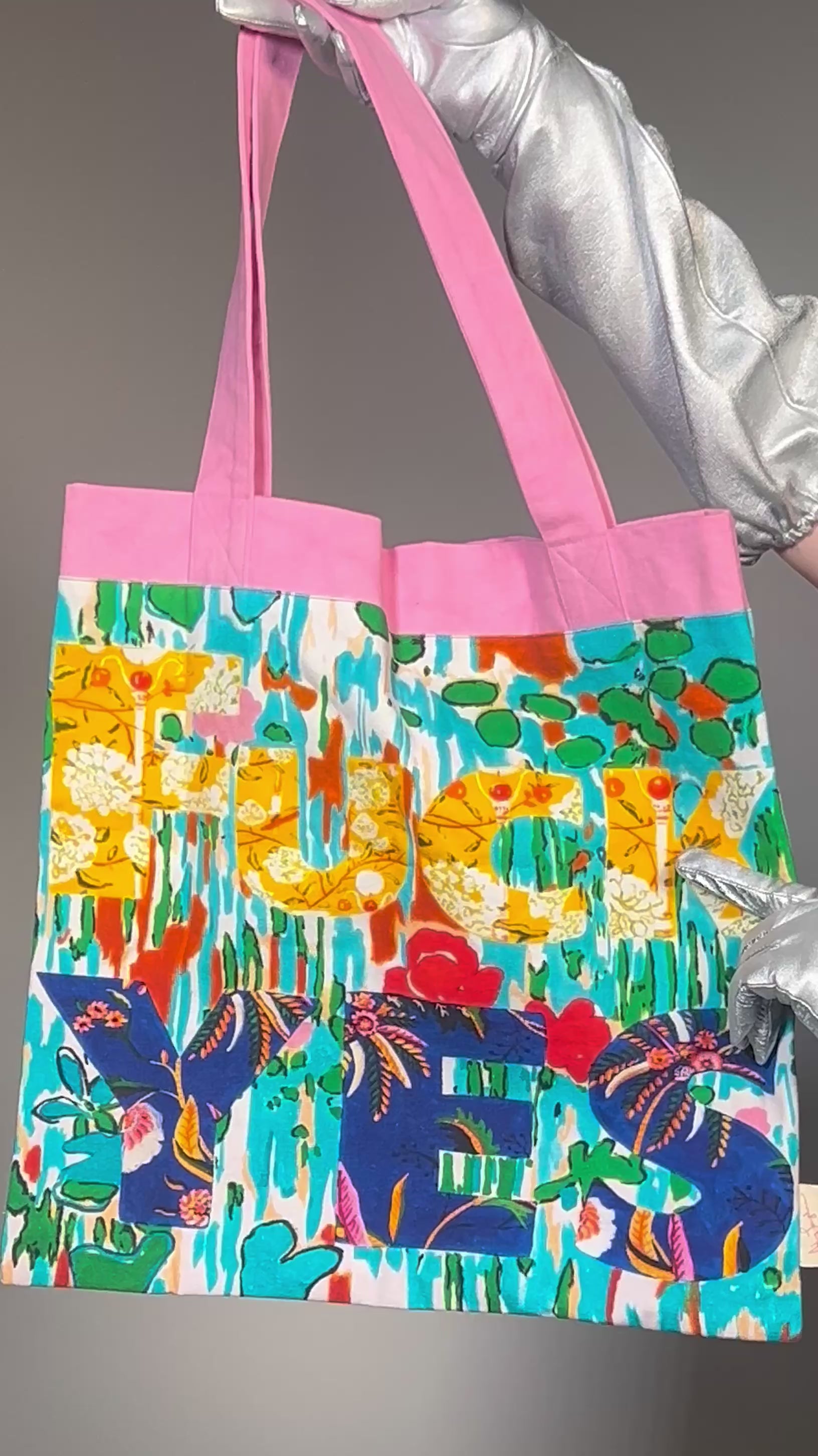 “Hell No / Fuck Yes” Two-Sided Tote