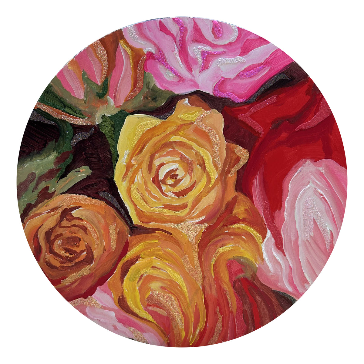 "Reflections of Amber Roses" Monette Tondo