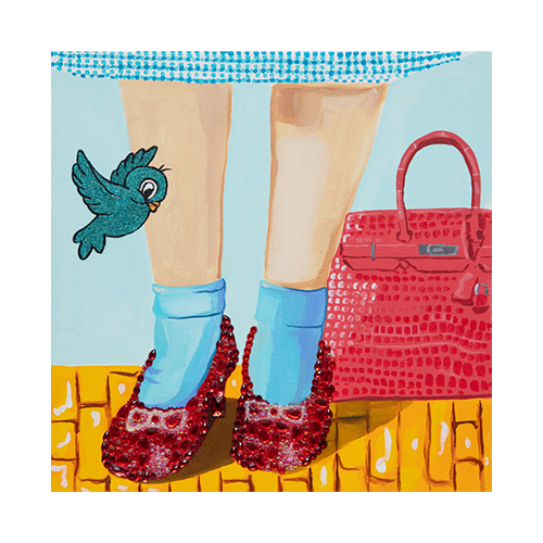 #71 Ruby Slippers With Birkin and Blue Bird