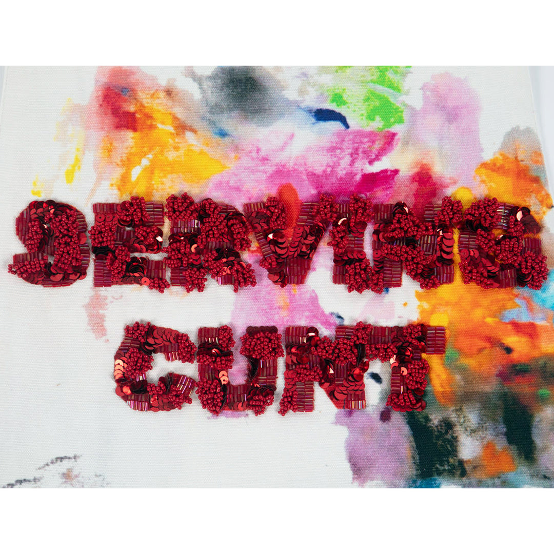 "Serving Cunt" Linen Apron