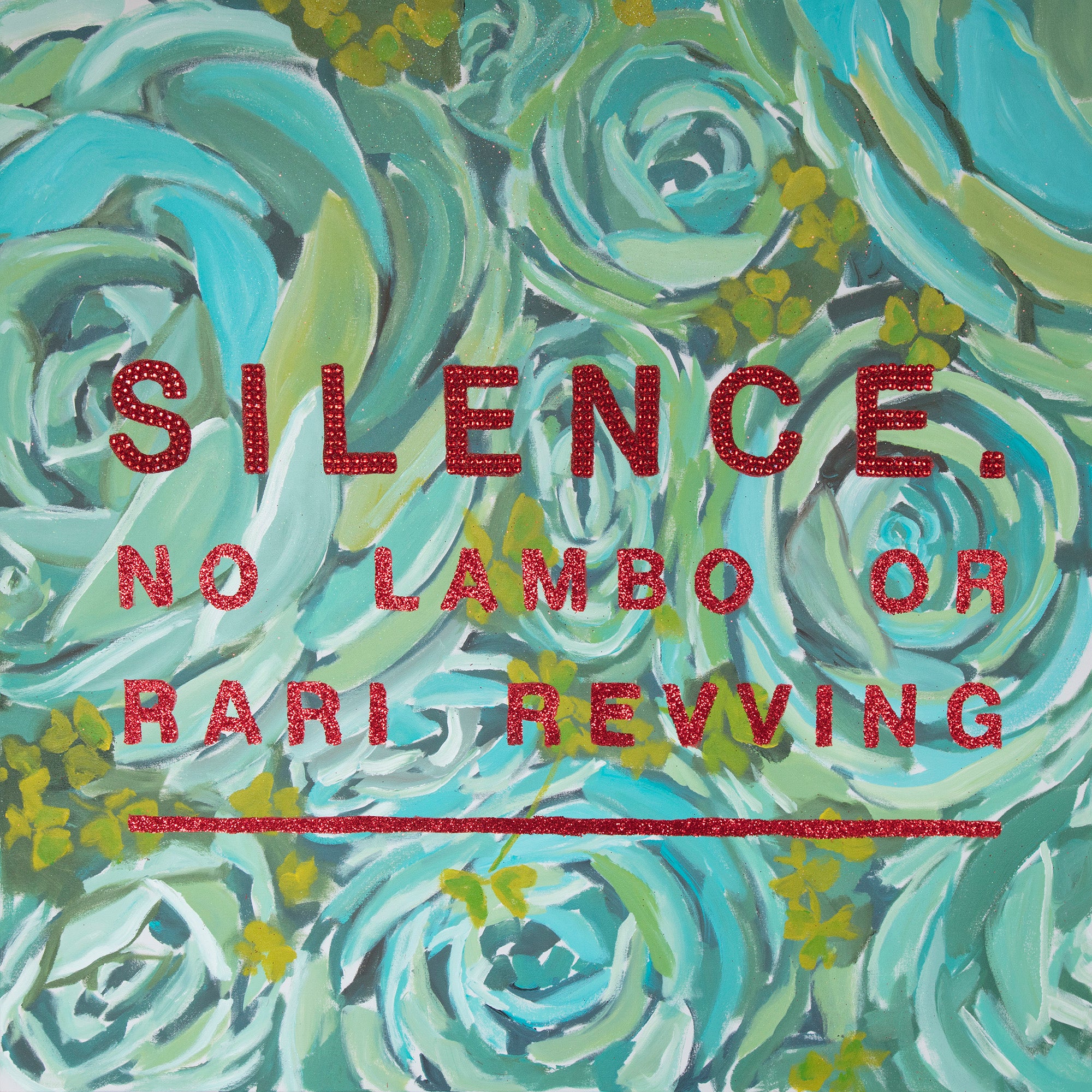 Silence. No Lambo or Rari Revving