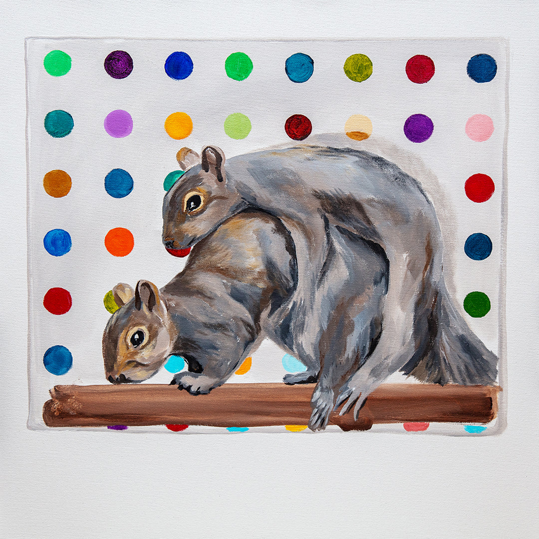 Squirrels Fucking in Front of a Damien Hurst