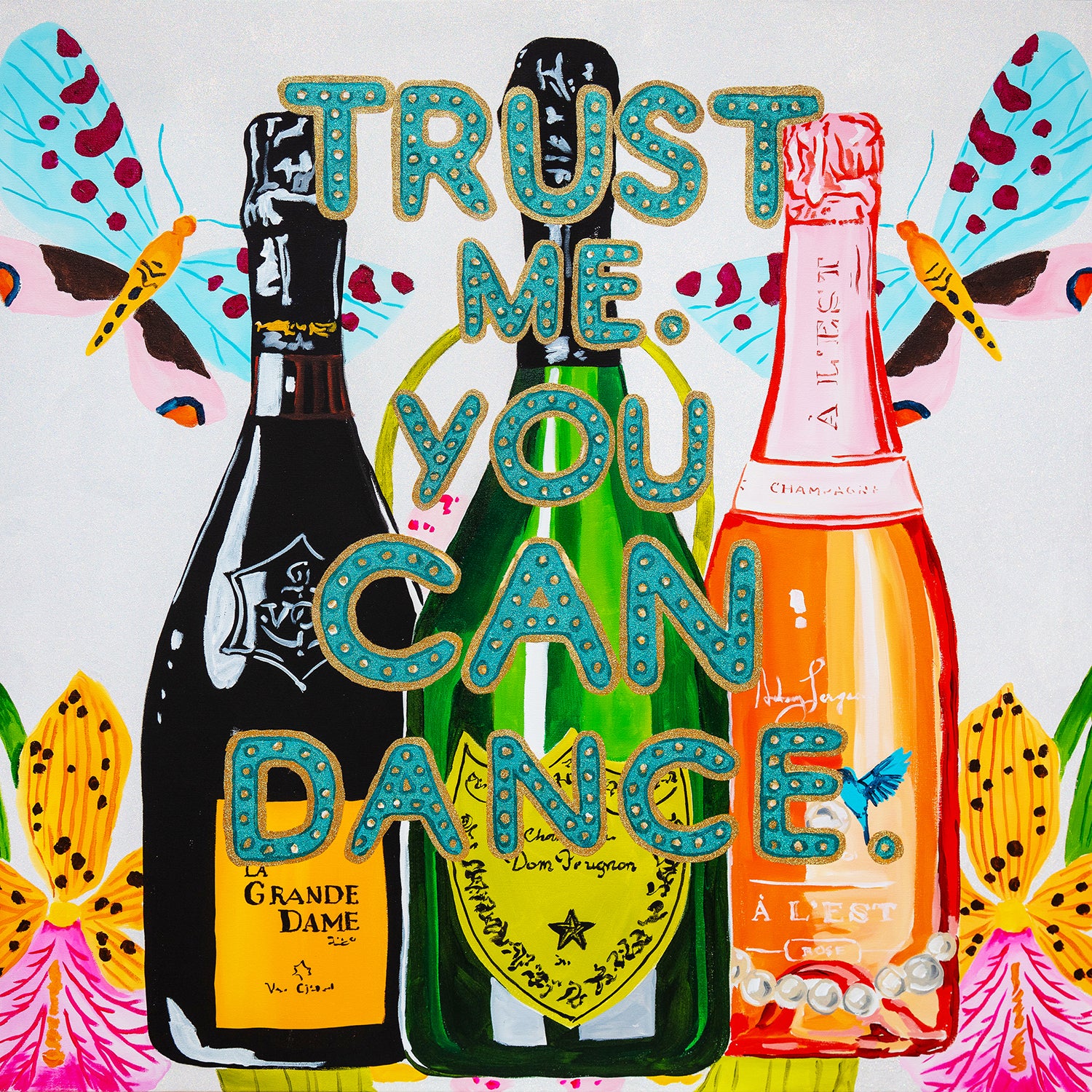 Trust Me. You Can Dance. with Butterflies and Lilies