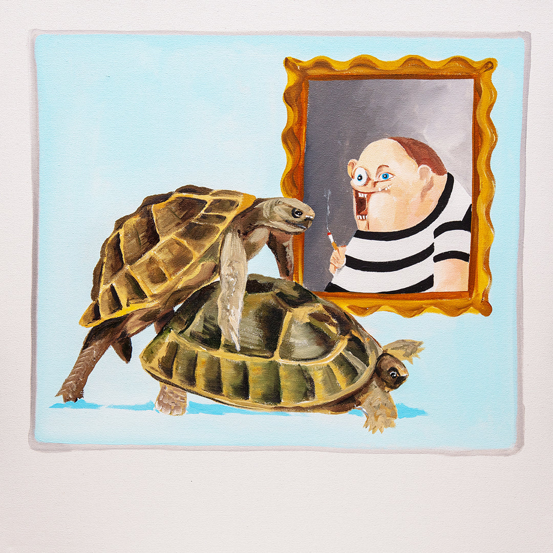 Turtles Fucking in Front of George Condo