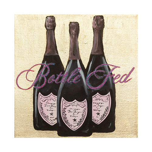 #29 Bottle Fed on Gold Leaf