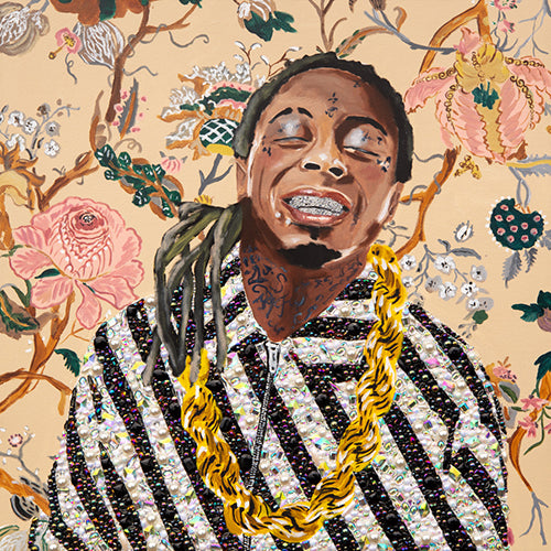 Weezy in the Garden With the Devil's Lettuce