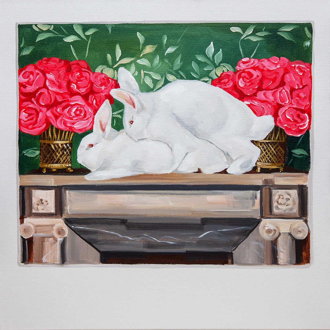 Rabbits Fucking on Mantle in Vanderbilt Mansion