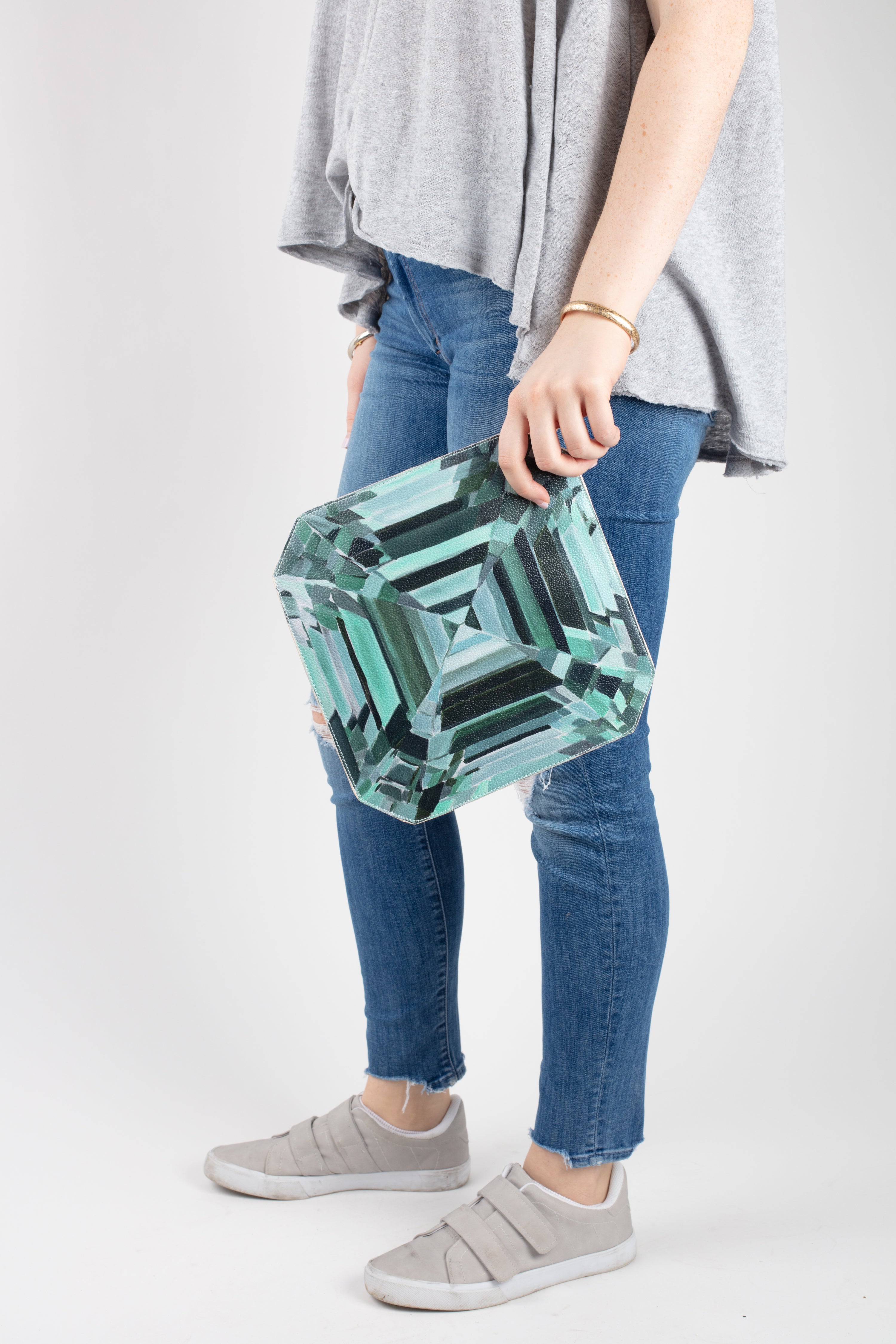 Emerald Vegan Leather Bag