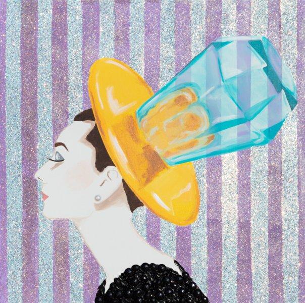 Audrey with Blue Ring Pop
