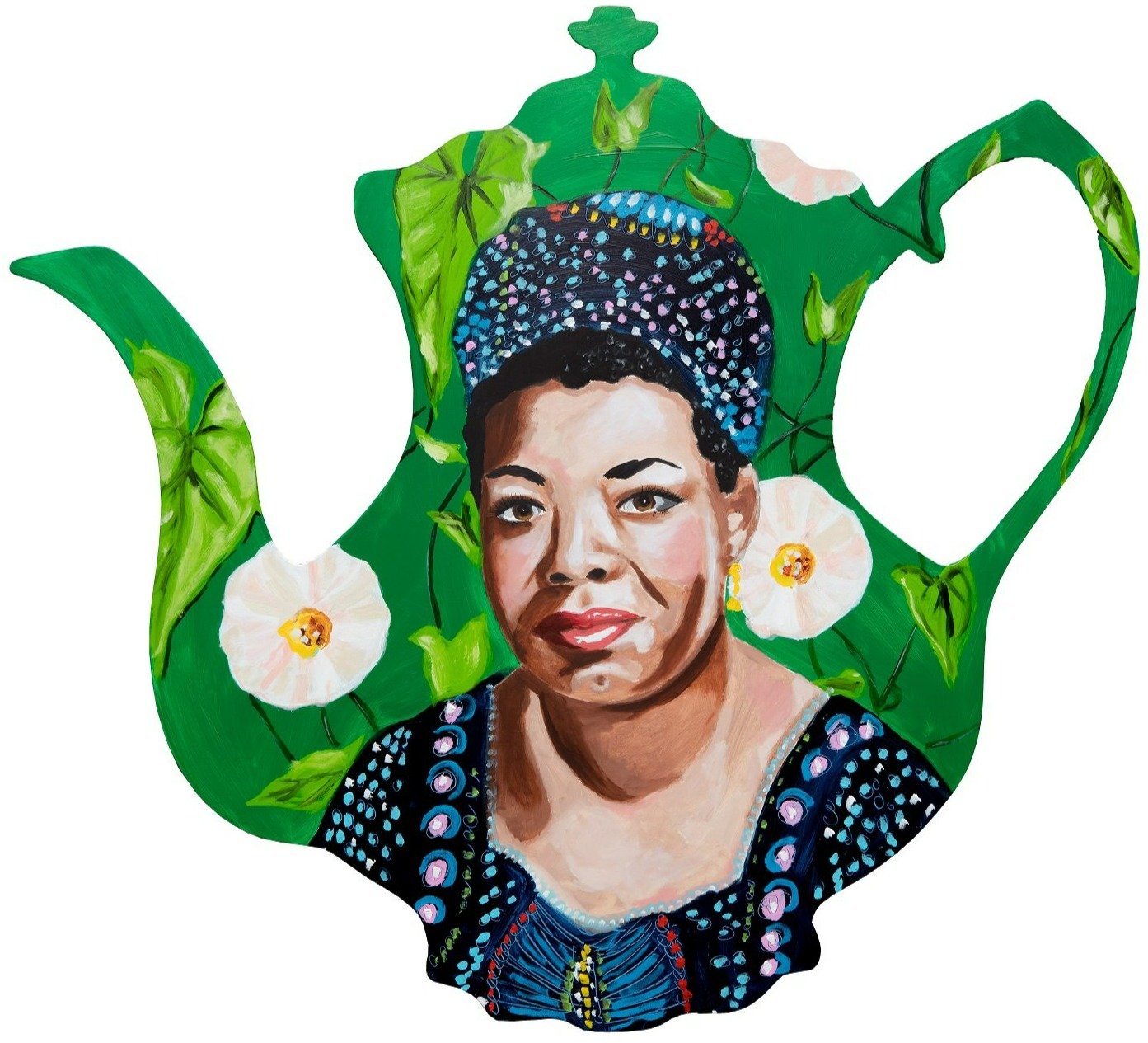 Maya Angelou Teapot Cutout