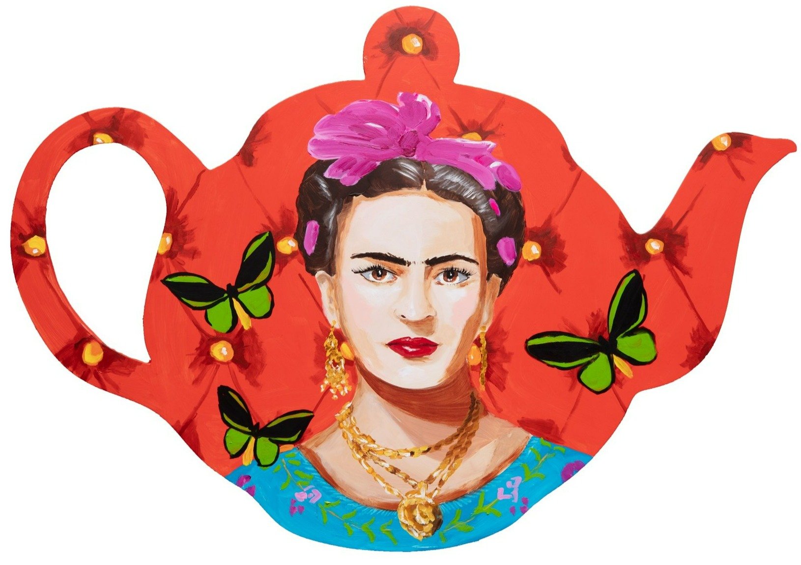 Frida Kahlo Teapot Cutout
