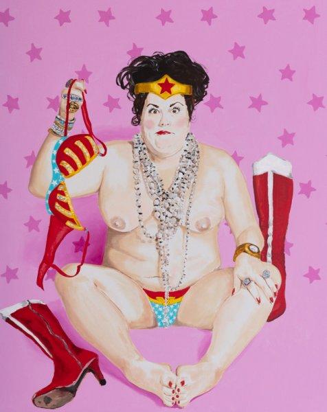 Self Portrait as Wonder Woman