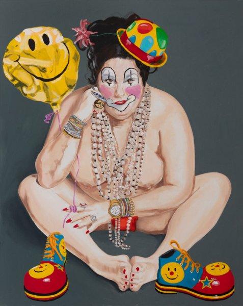 Self Portrait as Clown