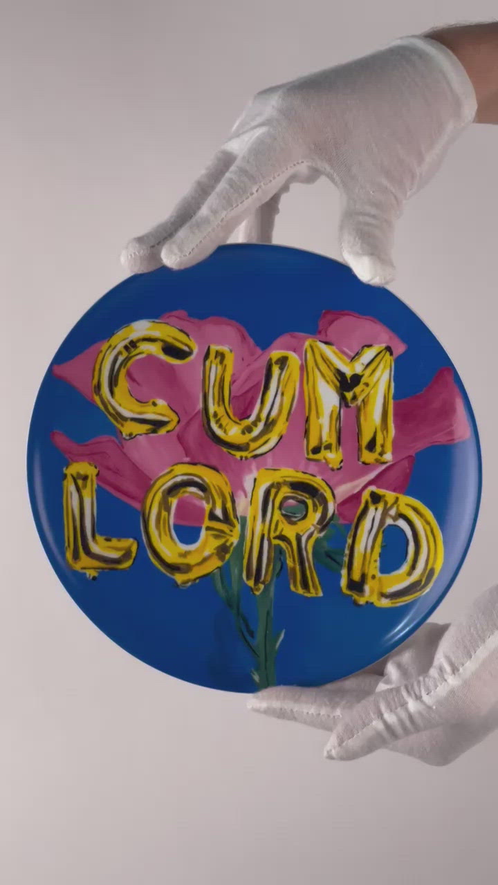 Every dinner party should have a moment discussing " what is a bussy".. " wow, I've never thought about a hamster labia".... these are the real conversations we need to be having with our friends!   8.5" Made in Poland, printed in Prague. Dessert porcelain plate set of 6:  (bussy, fuck, cum lord, hamster labia, pussy, posh twat) This item ships separately on multi-orders.