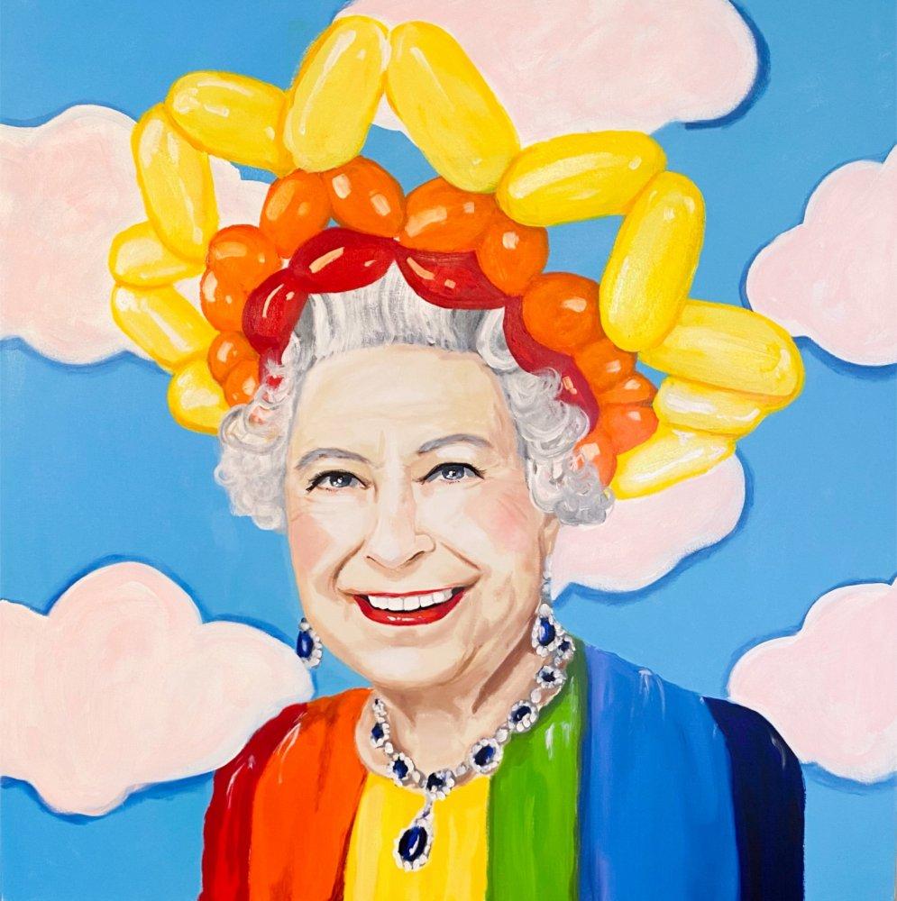 Queen Elizabeth in Balloon Sunshine Crown
