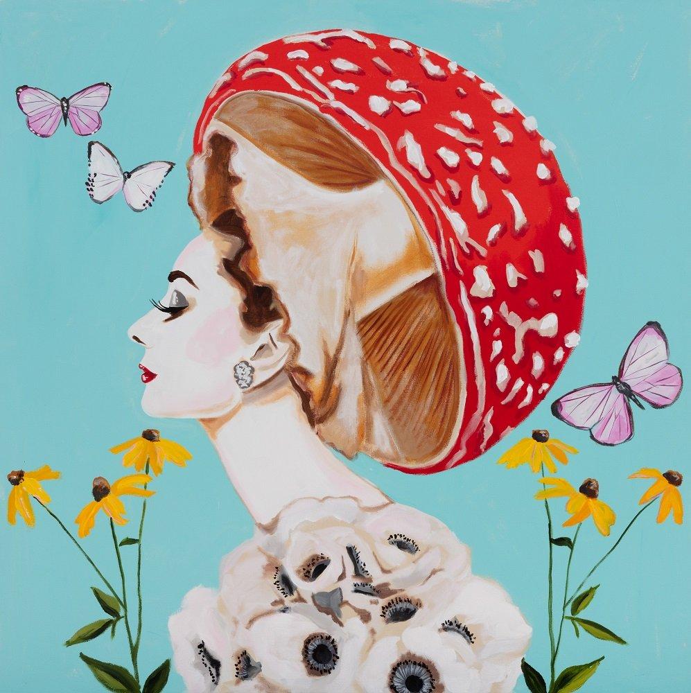Audrey with Red Mushroom Headdress