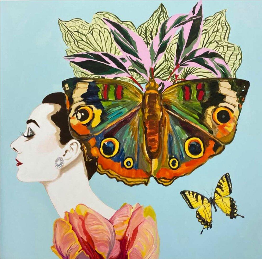 Audrey with Buckeye Butterfly Headdress