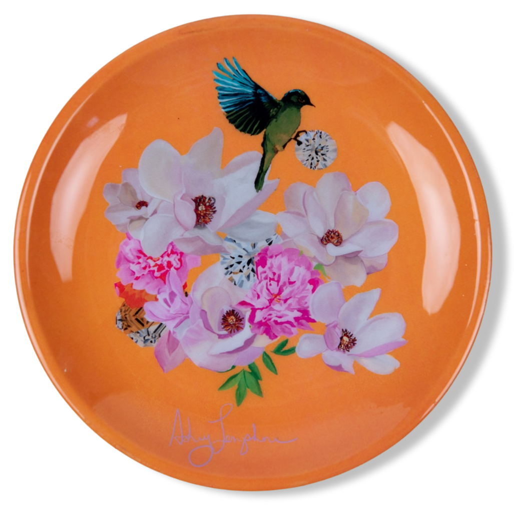 Nature and Jewels Enameled Tableware Set